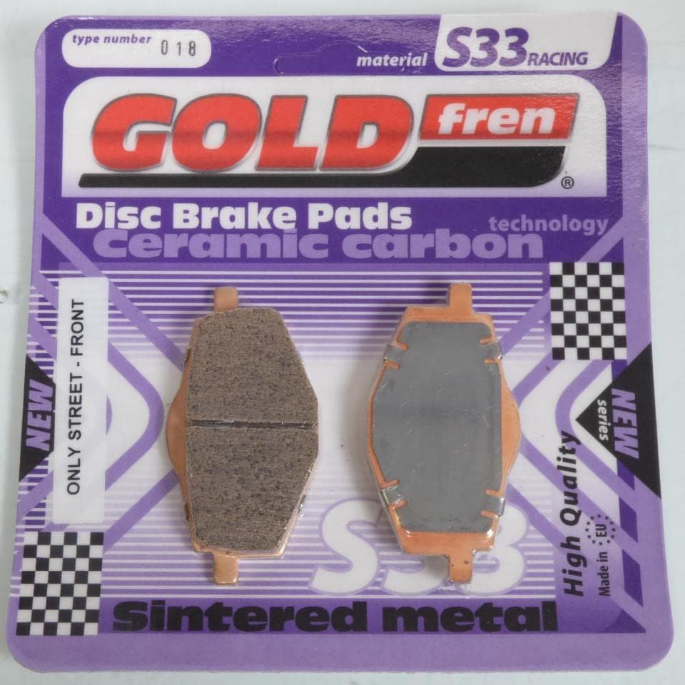 Goldfren Front Brake Pads 018S33 Fits Yamaha XT 500 1986